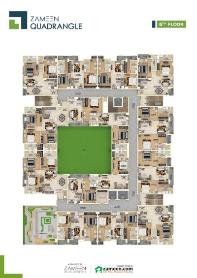 Floor plan – 6th Floor Plan