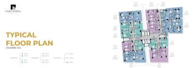Floor plan – Typical Floor Plan (Floors 1-8)