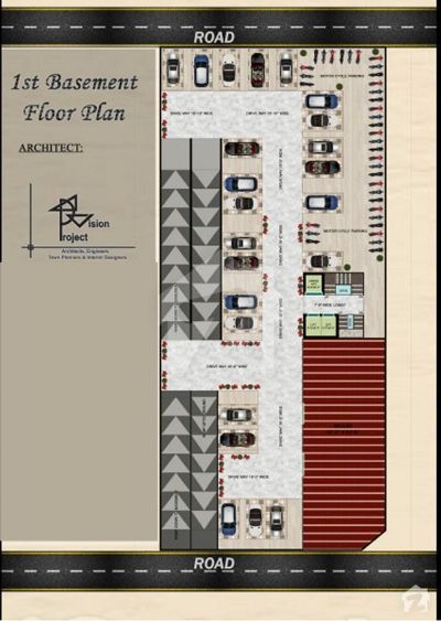 Floor plan – 1st Basement Floor Plan