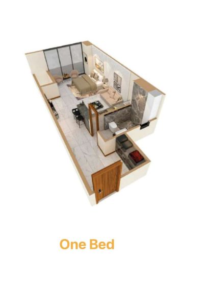 Floor plan – 1 Bed
