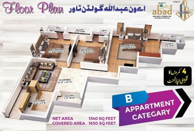 Floor plan – Apartment Category-B