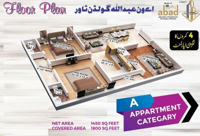 Floor plan – Apartment Category-A