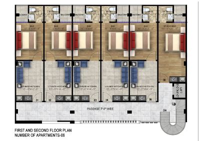 Floor plan – First and second floor plan
