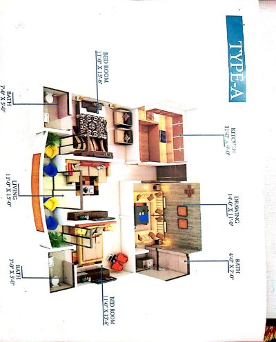 Floor plan – Type A
