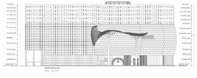 Floor plan – Front Elevation