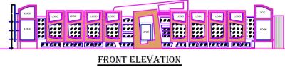 Floor plan – Front Elevation