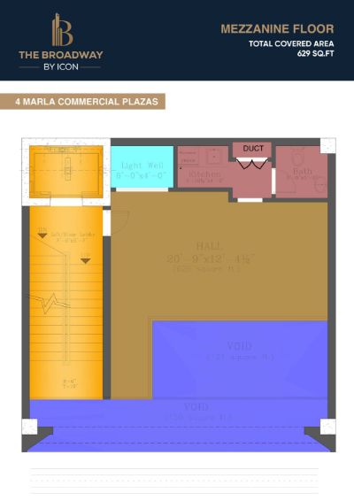 Floor plan – Mezzanine Floor