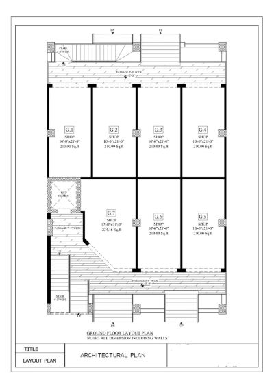 Floor plan – ground floor