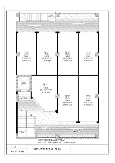 Floor plan – First floor