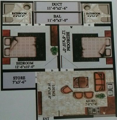 Floor plan – Rayyan Residency