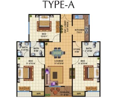 Floor plan – Aimal Tower