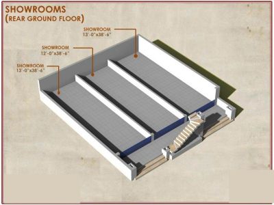 Floor plan – ShowsRooms Rear Ground Floor