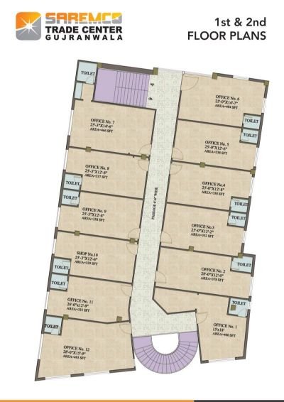 Floor plan – First And Second Floor Paln